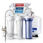 iSpring RCC7AK 6 Stage Reverse Osmosis Water System Under Sink with Alkaline Remineralization, NSF Certified, 75 GPD, TDS Reduction