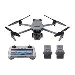 DJI Mavic 3 Pro Fly More Combo with DJI RC (screen remote controller), Flagship Triple-Camera Drone with 4/3 CMOS Hasselblad Camera, 15km Video Transmission, three Batteries, Charging Hub, and more