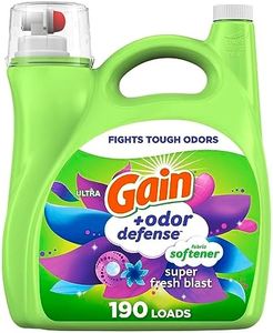 Gain + Odor Defense Liquid Fabric Softener, Super Fresh Blast Scent, 140 oz 190 Loads, HE Compatible