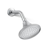 Kohler 10282-AK-CP Forte 2.5 GPM Single-Function Wall-Mount Showerhead with Katalyst Spray, Polished Chrome