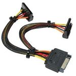 15-pin Sata 2 Power Y Cable, 6in