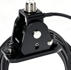 HYS 180° Rotation FoldAntenna Mount for Roof Racks, SO239 to PL-259 Cable