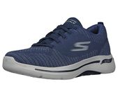 Skechers Men's Gowalk Arch Fit-Athletic Workout Walking Shoe with Air Cooled Foam Sneaker, Navy 2, 7.5 X-Wide, Navy 2, 7.5 X-Wide