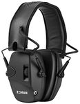 ZOHAN 054 Electronic Shooting Ear Protection Sound Amplification Noise Reduction Hunting Ear Muff (Black）