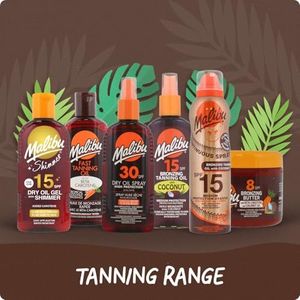 Malibu Sun SPF 6 Bronzing Tanning Oil – Coconut Oil, Water Resistant, 200ml