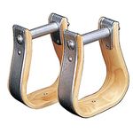 Weaver Leather Child-Sized Wooden Stirrups, 4.5 Width, 2.5 Neck