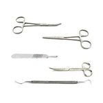 FORGESY SURGICAL INSTRUMENT SET Utility CLAMP -5 PCS.