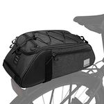 Roswheel Essentials Series 141466 Bike Trunk Bag Bicycle Rear Rack Pack Cycling Accessories Pannier, 8L Capacity