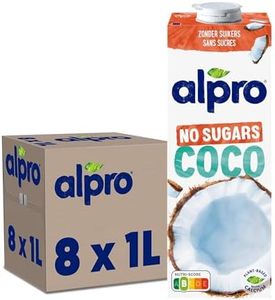 Alpro - Boisson Végétale - Coco Sans Sucres - 1L - Lot de 8x1L