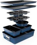 NutriChef Baking Tray Set, Stackabl