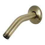 Kingston Brass K150K3 Designer Trimscape Showerscape 6 Inch Shower Arm/Flange, Antique Brass