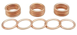 Dsnaduo 20 PCS Oil Drain Plug Gasket,Copper Crush Washer M16 Replaces 11137546275 fits Mini Cooper, Cooper S, Paceman, Clubman, Countryman N12 N14 N16 N18 (22x16x2.0mm)