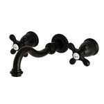 Kingston Brass KS3120AX Vintage Vessel Sink Faucet, Matte Black, 7-4/9"