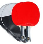 Palio Legend 3.0 Table Tennis Bat & Case | ITTF-Approved Advanced Ping Pong Racket | Maximum Power, Speed & Spin (Set of 2 Bats)