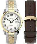 Timex Easy Reader Classic Men's 38 mm Stainless Steel Strap Watch TWG063100