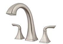 Pfister RT6-5BSK Bronson 2-Handle 3-Hole Roman Tub Faucet Trim Only in Brushed Nickel