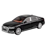 Invite Enterprise 1:24 Audi A8 Luxury Car Alloy Model Car Toy Diecast Sound Light Car Toys Vehicle【Color as per stock】