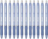 Sharpie S-Gel 0.5mm Gel Pen Plastic Body Black Ink in Frosty Blue 12 Pack