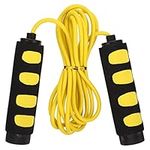 Abaodam Anti- slip Jump Rope Skipping Rope for Children Age 5 to 10 Year Old (Yellow+ Black)