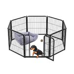 fxw Homeplus Dog Playpen Designed for Indoor Use, 60cm Height for Puppy and Small Dogs│Patent Pending