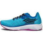 Saucony Women's Guide 14 Running Shoe, Blue Blaze/Berry, 7.5