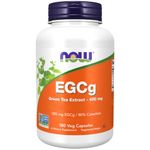 Now Foods, EGCg, Green Tea Extract, 400mg, 180 Vegan Capsules, Lab-Tested, Gluten Free, Soy Free, Vegetarian