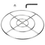 Stanbroil 30" Round Fire Pit Burner Ring, 304 Series Stainless Steel, BTU 435,000 Max