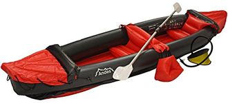 Andes Red Inflatable/Blow Up 2 Person/People Kayak/Canoe With Paddle & Pump