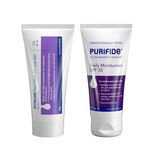 Acnecide + Purifide Wash-Off Skincare Set, with Acnecide Face Wash Gel for Acne Treatment & Spot Treatment with Benzoyl Peroxide (50g) & Purifide SPF 30 Moisturiser (50ml)