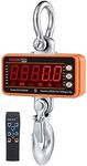 VisionTechShop Digital Crane Scale, DCS-ER 2000lb 1000kg Heavy Duty Compact Hanging Scale LED Display for Farm Factory