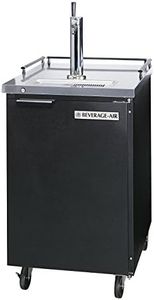 Beverage Air BM23HC-B 24" W Portable Draft Beer Cooler Dispenser, 1/2 Keg Capacity, Black