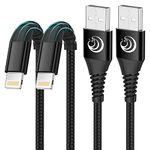 iPhone Charger Cable, 2 Pack USB A to Lightning Cable [3FT+6FT] iPhone Cable MFi Certified iPhone Cable Nylon Braid for iPhone 11 12 13 14 Pro Max Mini XS Max XR X 8 7 6 Plus, iPad Pro/Air/Mini