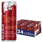 Red Bull Energy Drink, Peach-Nectarine, 250ml (24 Pack)