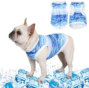 Chaleco de Refrigeración para Perro, Chaleco de Refrigeración para Mascotas Transpirable, Chaleco Refrescante para Perros Ligero, Chaleco de Enfriamiento para Perros Pequeños y Medianos y Gatos (S)
