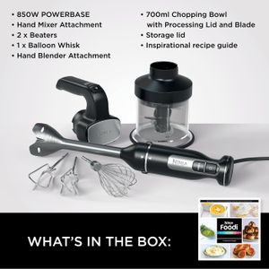 Ninja Foodi 3-in-1 Hand Blender – Multi-Function Immersion Mixer