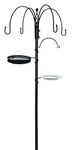 Gardman A04390 Decorative Bird Feeding Station - Black, Built Dimensions 228cm x 64cm x 64cm