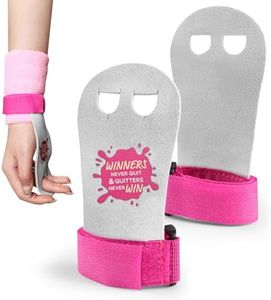 BRAMASOLE Gymnastics Hand Grips Wristbands Sets 1 Pair for Girls Youth Kids, Gymnastic Bar Palm Protection & Wrist Support, Premium Accessory for Workout Exercise Sports (Winner, X-Small)