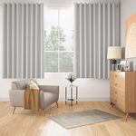 Wakefit Curtains 5 feet Long Set of 1, Blackout Curtains, Window Curtains, Curtains for Living Room, Polyester Curtains, Decoration Items for Home Décor, Diwali Gifts (Agaya Grey)