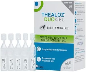 30 Thealoz Duo Gel (Single Dose Vials) Eye Drops - Long-Lasting Relief Day & Night for Dry, Tired & Sore Eyes | Gentle, Preservative-Free Gel | 30 Single Dose Units