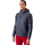 Rab Women's Cirrus Flex 2.0 Synthetic Insulated Hoody for Trekking, Climbing, & Skiing - Steel - 12