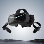 Pimax Crystal Super VR Headset | Full Payment Version - 3840x3840 per Eye, Ultrawide, 140° FOV | Eye- Tracking | Ultra-Sharp for Flight & Racing Simulators & Gaming | DP Connection with PC
