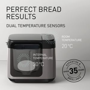 Panasonic Fully Automatic Bread Maker – 31 Programs, Yeast & Nut Dispenser, Silver
