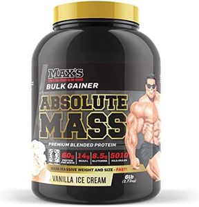 Max's Absolute Mass Weight Gainer Protein Powder, Chocolate Mud Cake, 2.72kg