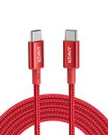 Anker USB C to USB C Charger Cable (10ft/3m), 100W USB 2.0 Type C Cable, Fast Charging Power for iPhone 16/15 Series, MacBook Pro 2020, iPad Pro 2020, iPad Air 4, Galaxy S21, Pixel, LG and More(Red)