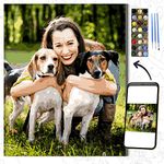 GAILEAF Personalized Customized Paint by Numbers for Adults, Professional Pet and Portrait Painting Kits, DIY Gifts Make Your Own Photo (No Frame, 40 x 50cm)