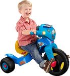 Fisher-Price PAW Patrol Toddler Tricycle Lights & Sounds Trike Bike with Handlebar Grips and Storage for Preschool Kids