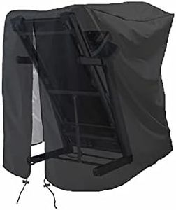 Treadmill Cover, Folding Treadmill Cover, Dustproof and Waterproof Cover, Oxford Cloth Waterproof Sunscreen Cover(Black)