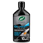 Turtle Wax Hybrid Solutions Graphene Acrylic Liquid Trim Restorer-For Faded & Dull Car Trims & Plastic, 1 Count