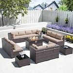 ASJMR Outdoor Patio Furniture Set w
