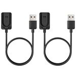 EXMRAT Compatible with Plantronics Voyager Legend Charger, Replacement USB Charging Cable Dock for Voyager Legend Wireless Bluetooth Headset [ 27cm, 2-Pack ]